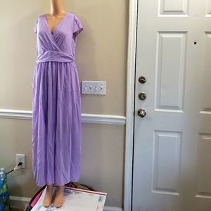 Maxi short sleeves dress